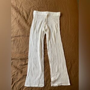 Swimsuits For All White Crochet Swim Coverup Pants